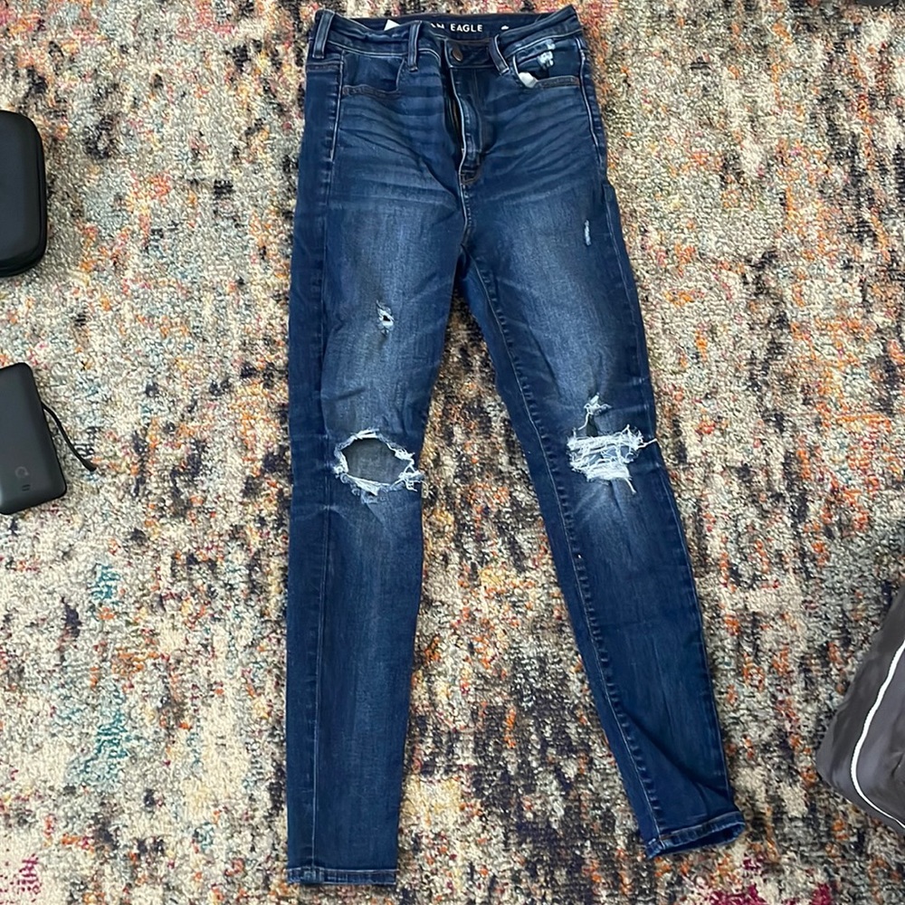 American Eagle highest rise jegging